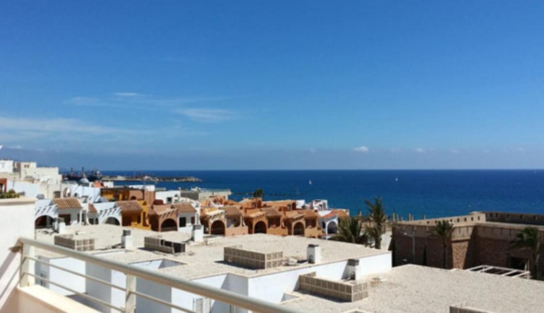 Atico En Primera Linea De Playa Faro Apartment Garrucha Ngoại thất bức ảnh